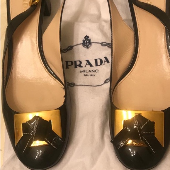 Prada sling back shoes - Picture 1 of 11